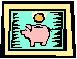 A picture of a piggy bank