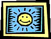 A picture of a smiling sun
